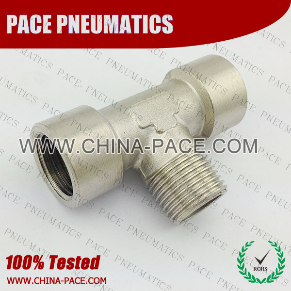 Male Branch Tee Threaded Fittings, Brass Pipe Fittings, Brass Hose Fittings, Brass Air Connector, Brass BSP Fittings